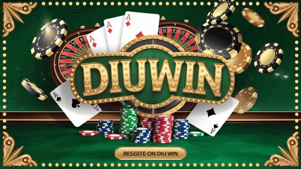 Diuwin logo register now banner